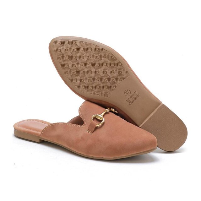 Sandália JCL STORE Rasteirinha Mule Bico Fino Dia a Dia Verão Moda Atemporal Feminina