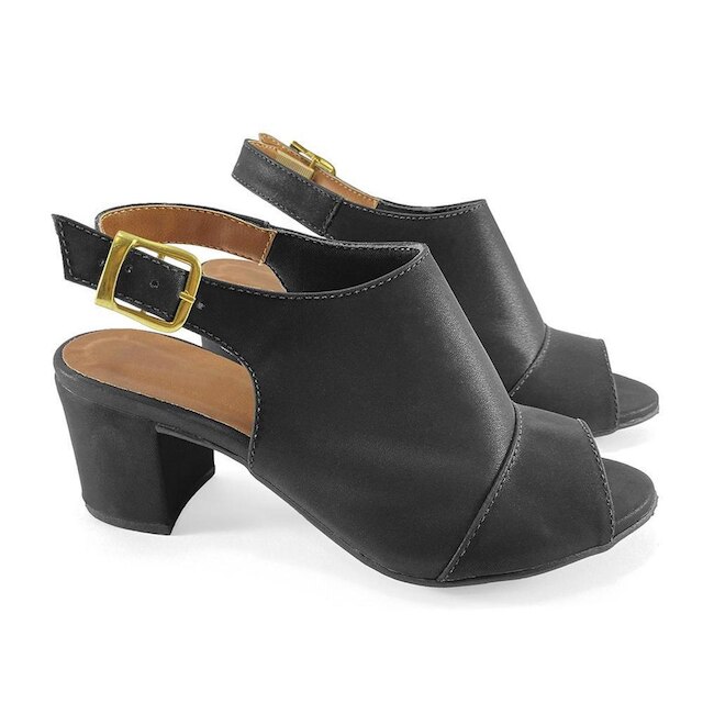 Sandália JCL STORE Tamanco Salto Bota Botinha Feminina