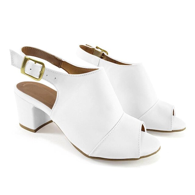 Sandália JCL STORE Tamanco Salto Bota Botinha Feminina