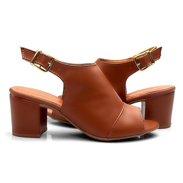 Sandália JCL STORE Tamanco Salto Bota Botinha Feminina