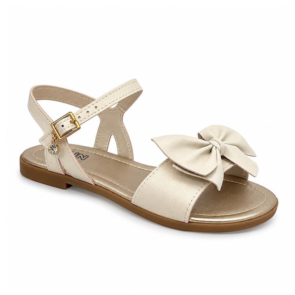 Sandália Klin Flat Suami Kids 126189 Off White