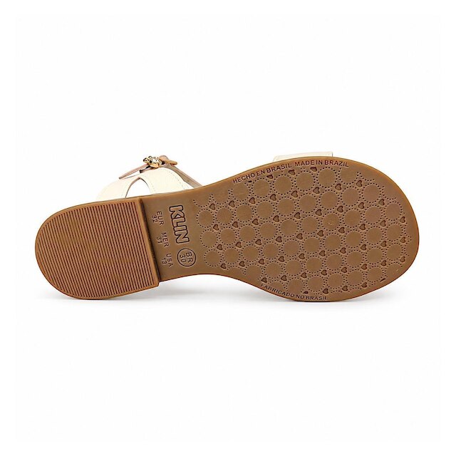 Sandália Klin Flat Suami Kids 126189 Off White