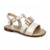 Sandália Klin Infantil Suami Mini 177131 Off White Perolizado - Off White