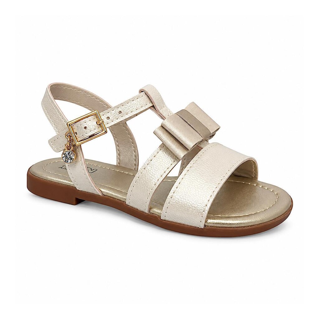Sandália Klin Infantil Suami Mini 177131 Off White Perolizado