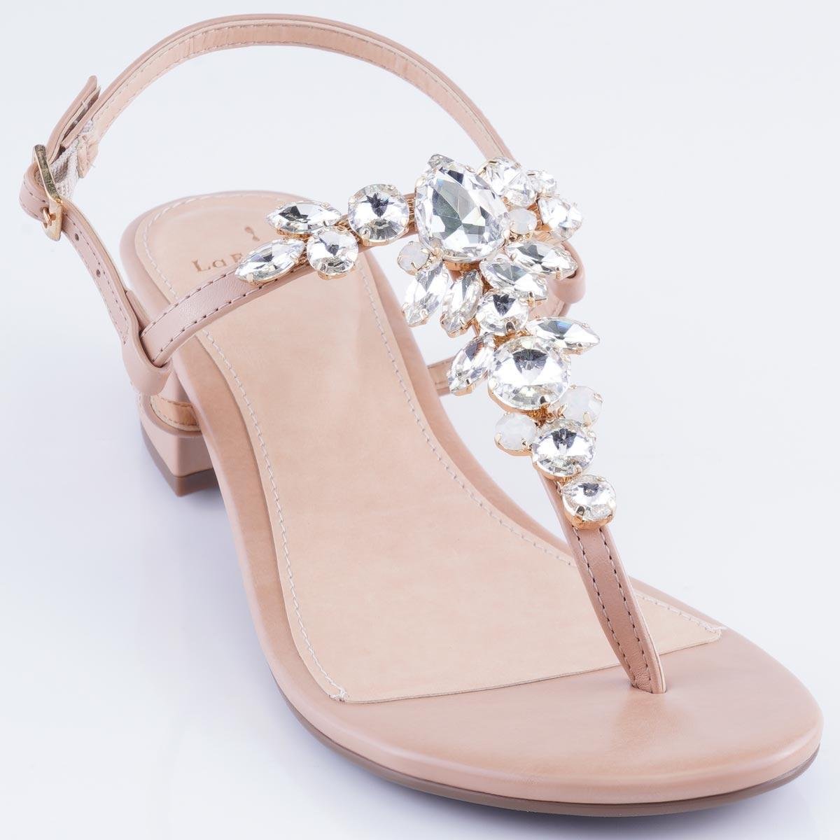 Sandália Rasteira La Femme Nude - Compre Online | Pirâmide Center