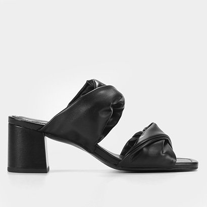 Sandália Loucos & Santos Salto Médio Grosso Feminina - Feminino