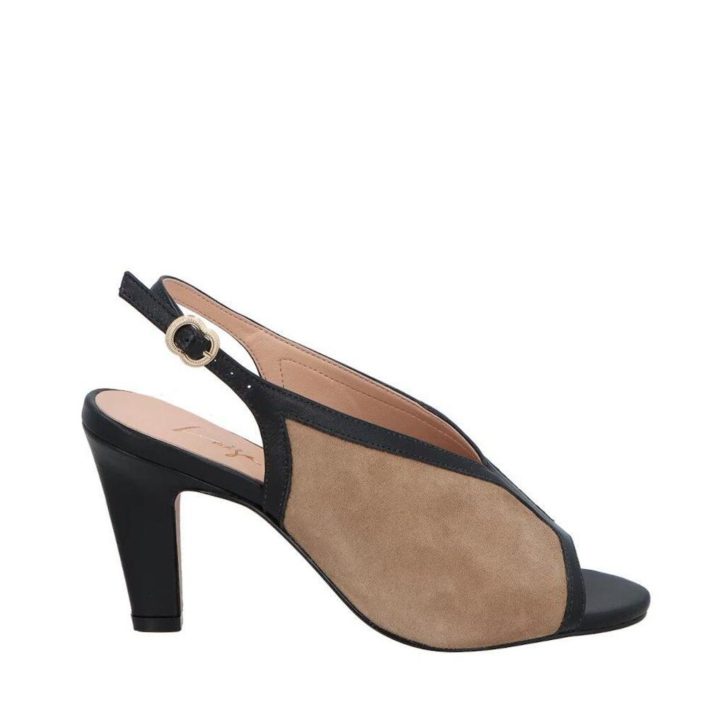Sandalia Luiza Barcelos Peep Toe Salto Alto