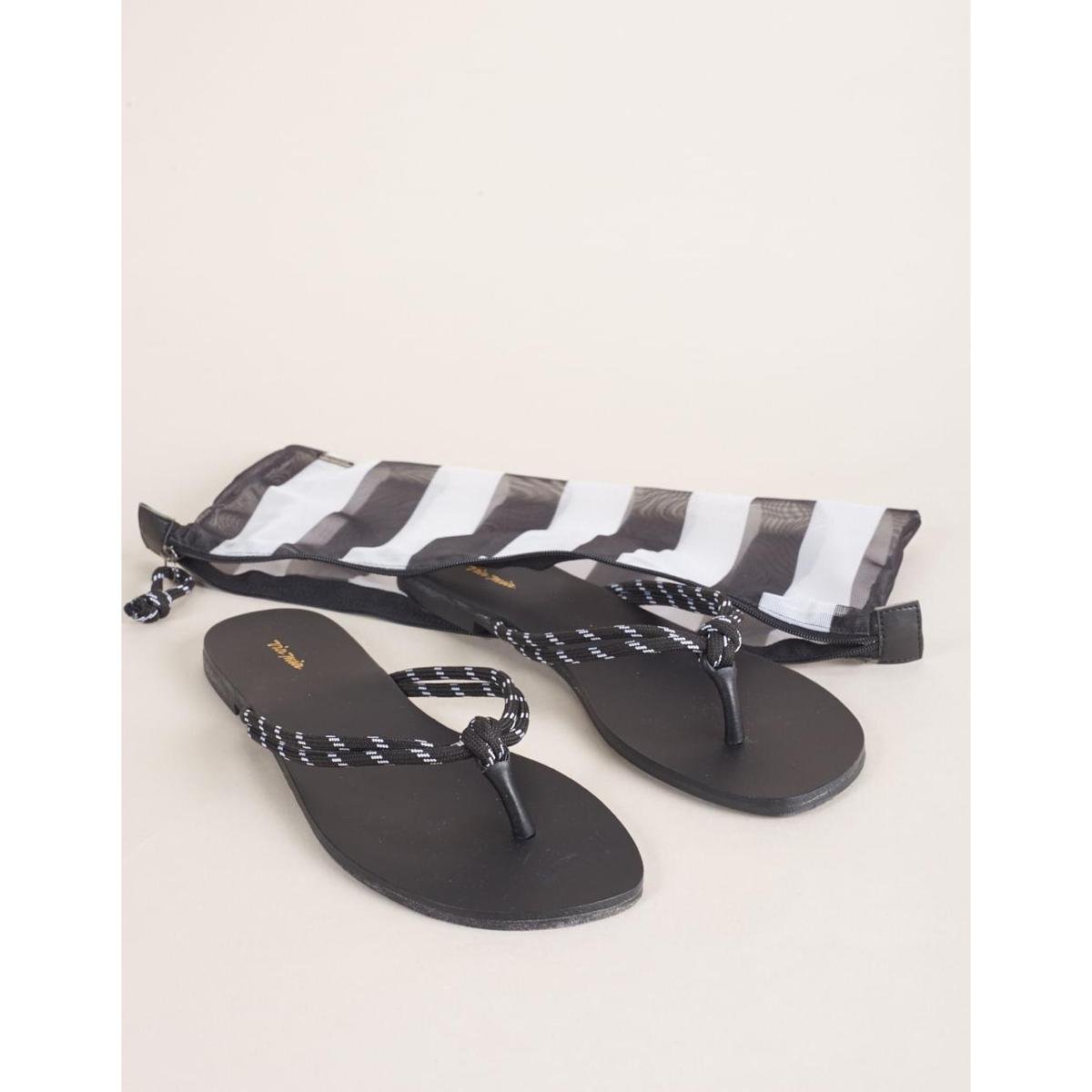 Sandália Macramê Via Mia Feminina - Off White | Zattini