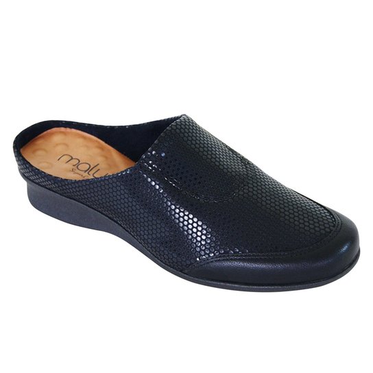 Sandália Malu Comfort Super Babuche Eloá Feminina - Preto