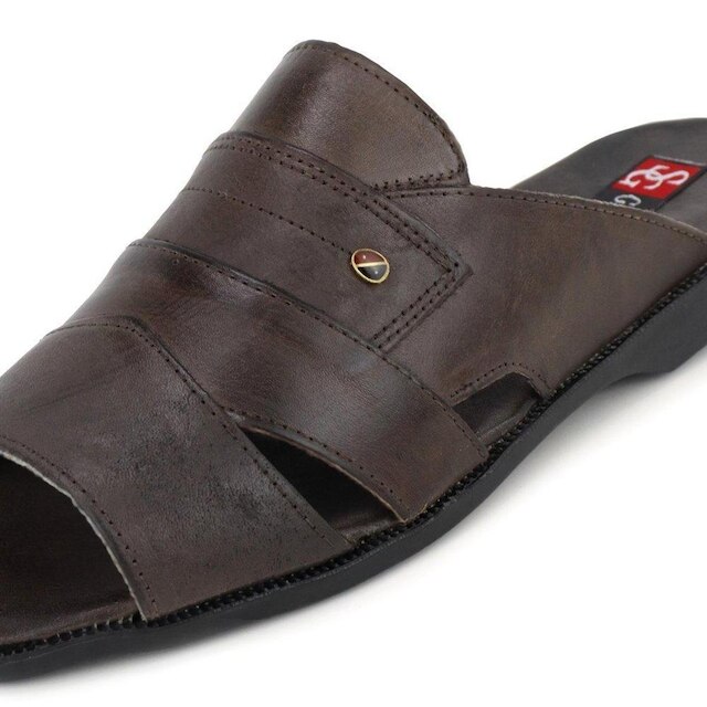Sandália Masculina Couro Anatômico Conforto Dia a Dia