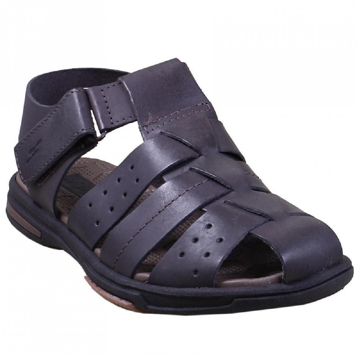 Sandália Masculina Fechada Couro Itapua Zattini - Main Image