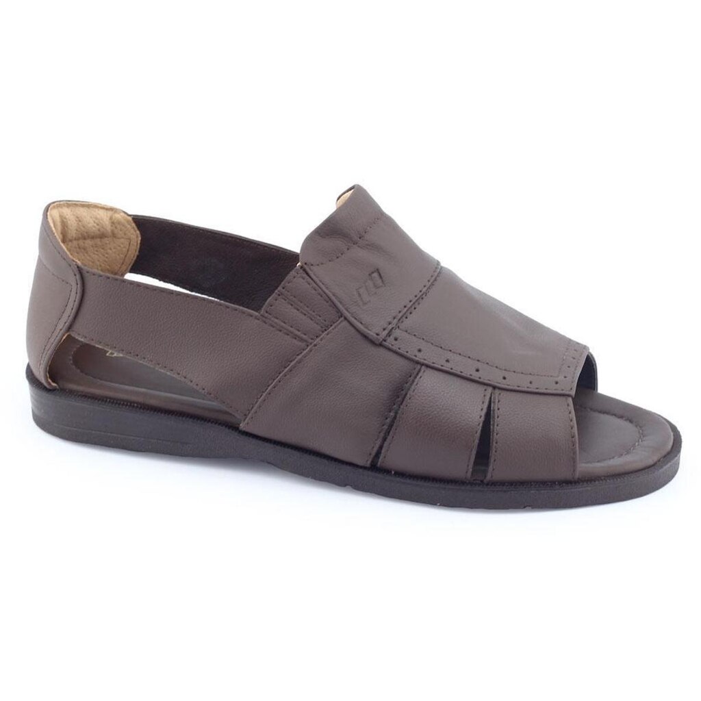 Sandália Masculina Italianinho 130340503 couro nat clássica
