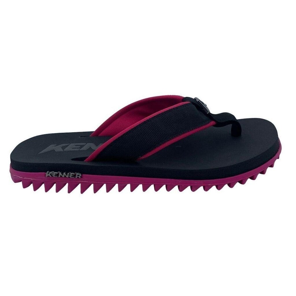 Sandália Masculina Kenner Kivah Preta com Rosa - Pink 40