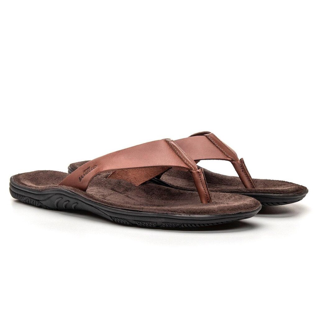 Sandalia Masculina Moscow Naturale Mahogany Samello