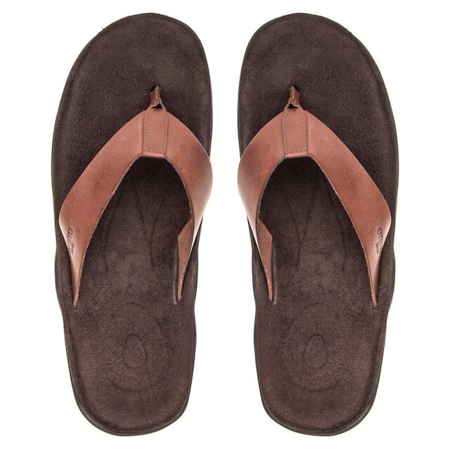 Sandalia Masculina Moscow Naturale Mahogany Samello