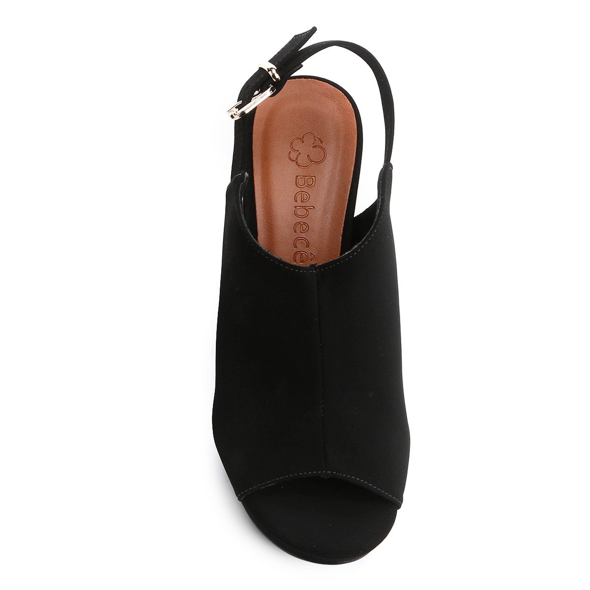 sandália meia pata bebecê plataforma salto alto feminina