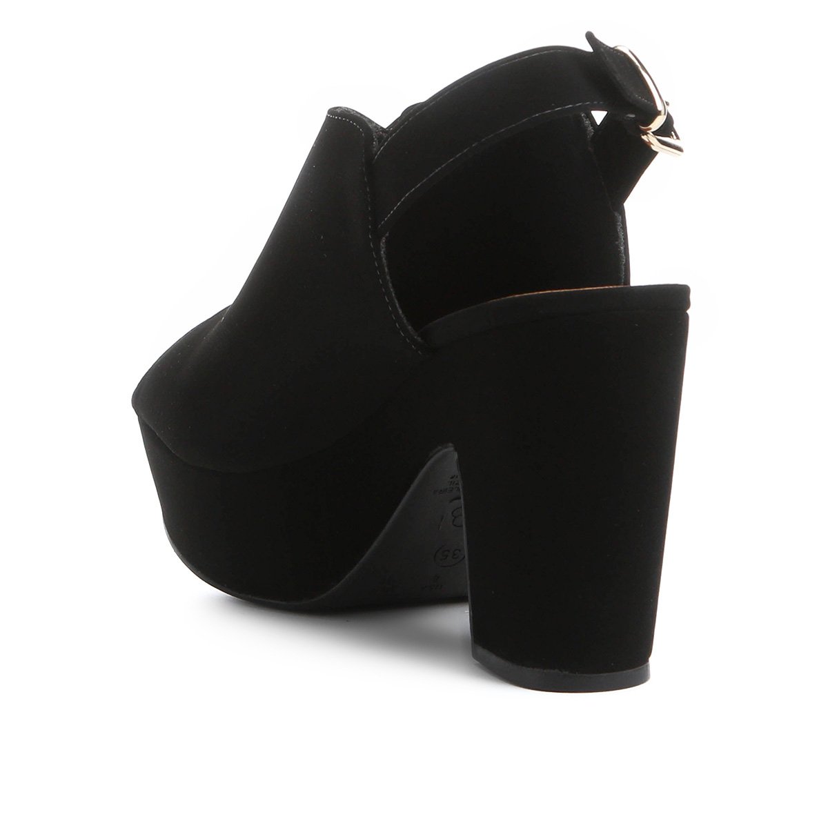 sandália meia pata bebecê plataforma salto alto feminina