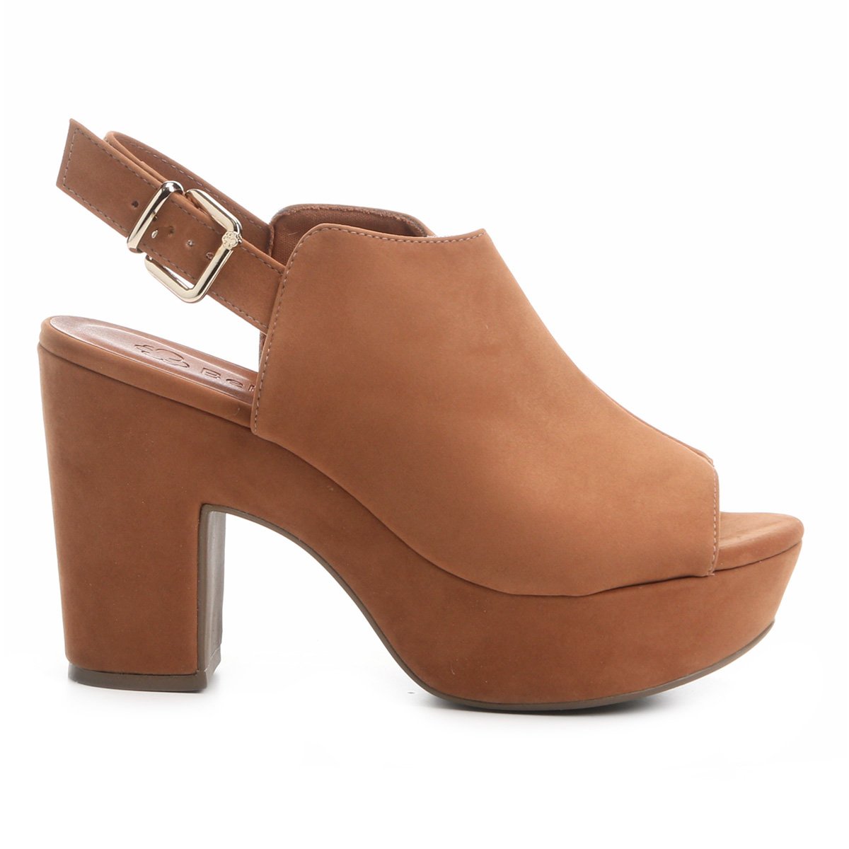 sandália meia pata bebecê plataforma salto alto feminina