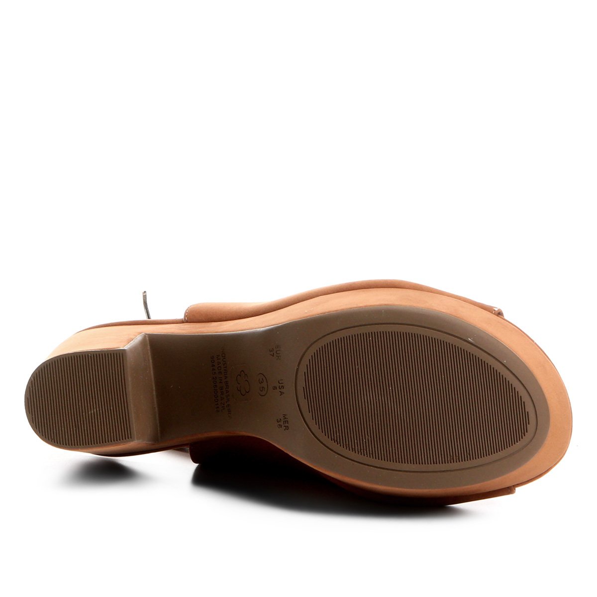 sandália meia pata bebecê plataforma salto alto feminina