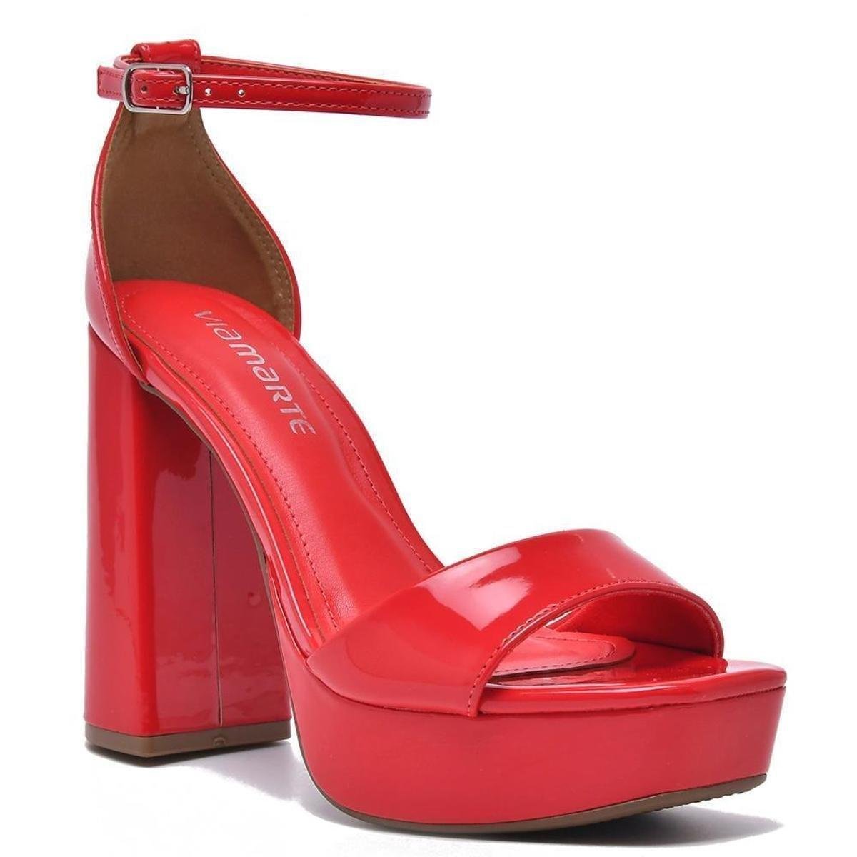 Sandalia Peep Toe Salto Grosso Sandalia Jorge Bischoff Promoção