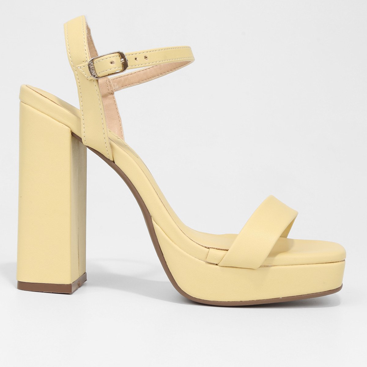 Sandália Meia Pata Via Uno Salto Alto Feminina Menor preço em Sandália Meia Pata Via Uno Salto Alto Feminina