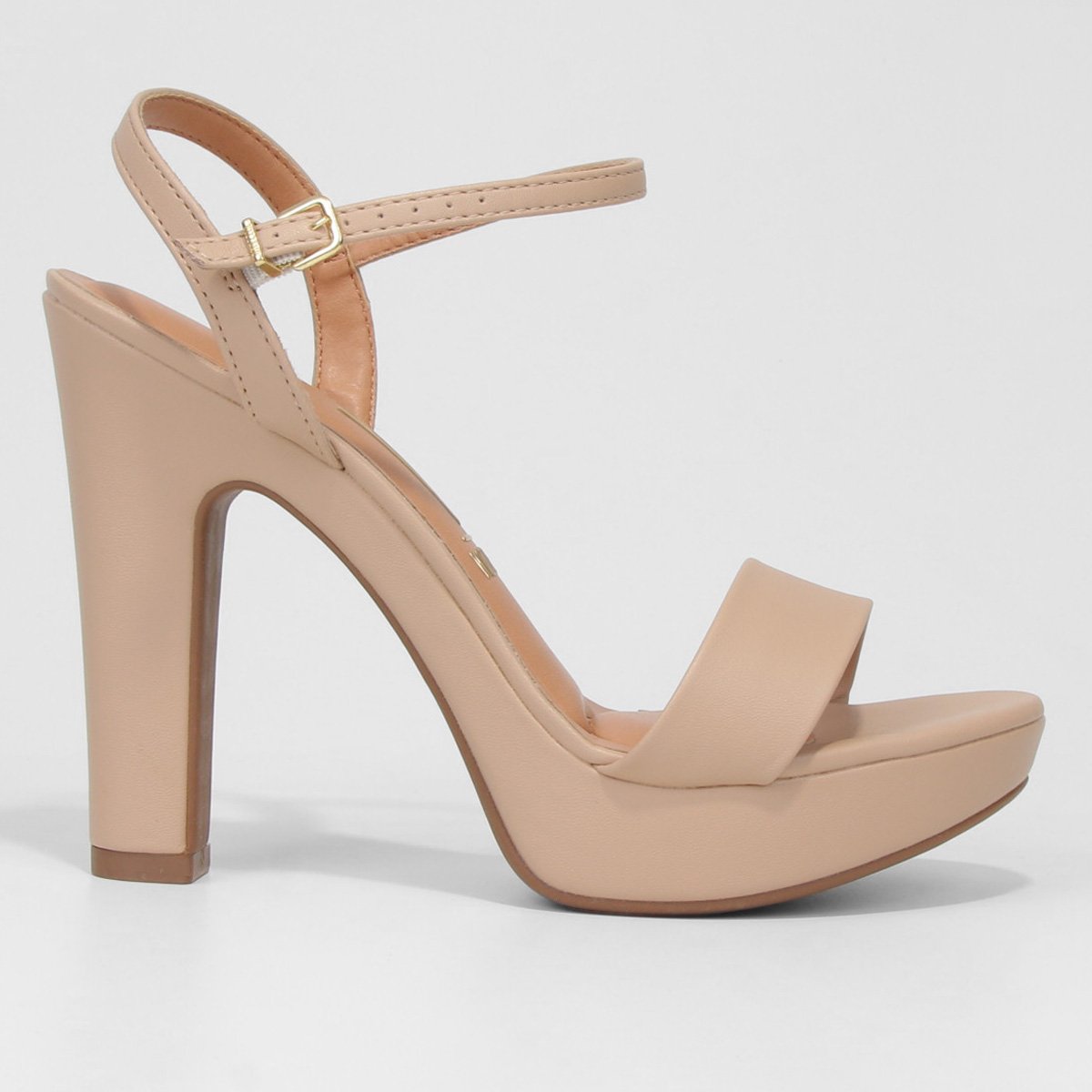 Sandália Meia Pata Vizzano Salto Grosso Alto Feminina Menor preço em Sandália Meia Pata Vizzano Salto Grosso Alto Feminina