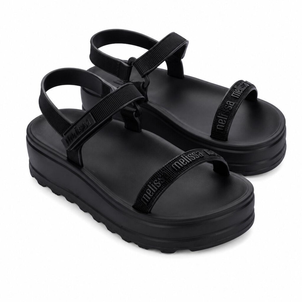 Sandália Melissa M Lover Papete Platform Preto