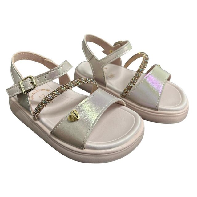 SANDÁLIA MINI SUA CIA STRASS REF:7051.00721 MENINA