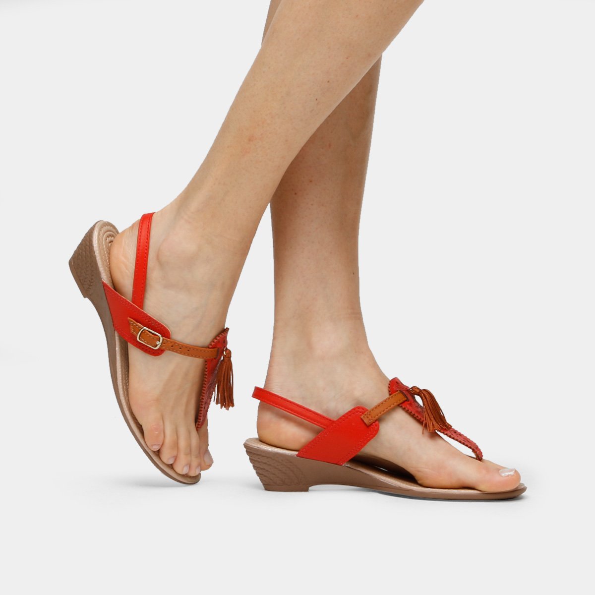 sandalia mississipi vermelha