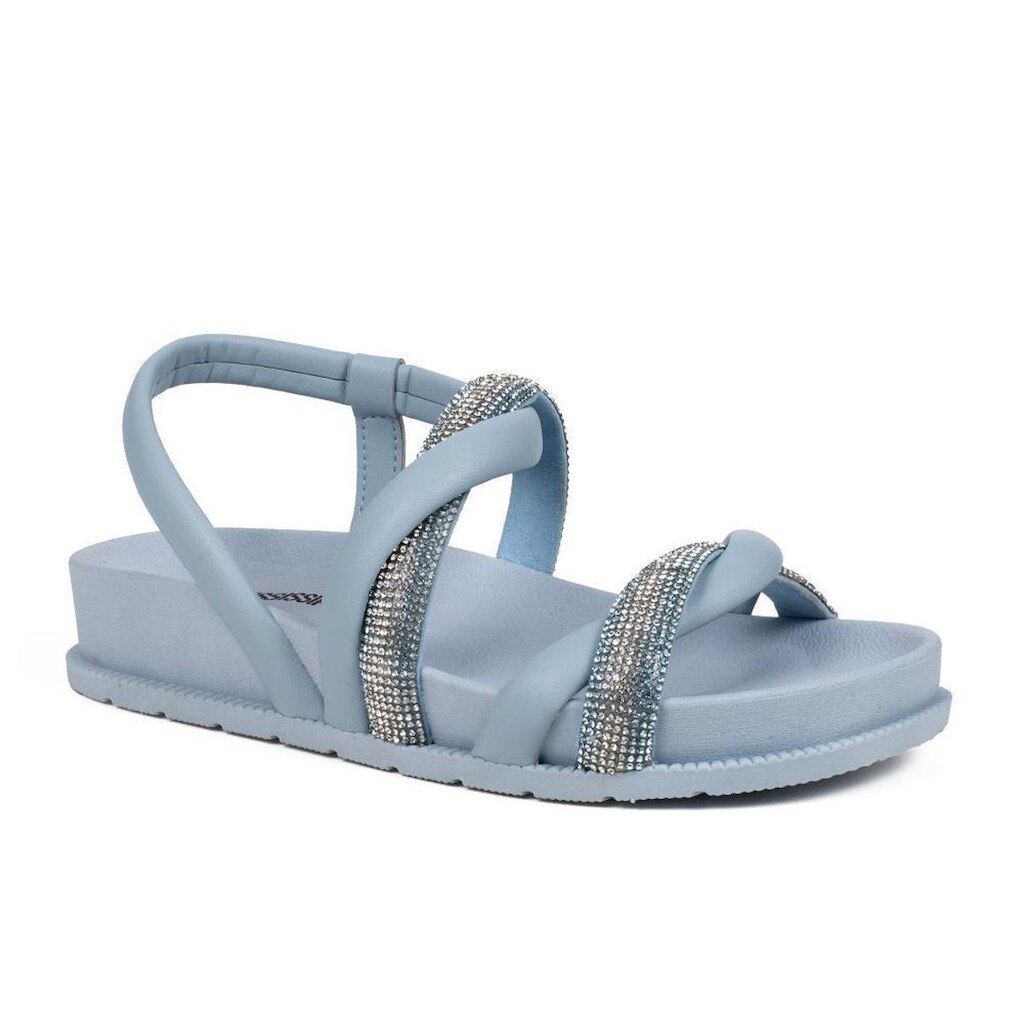 Sandália Mississipi Flatform Com Brilhos Feminina MB073