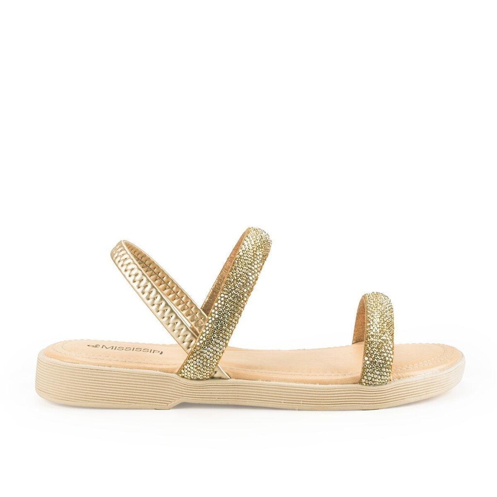 Sandália Mississipi Flatform Metalizada MC462
