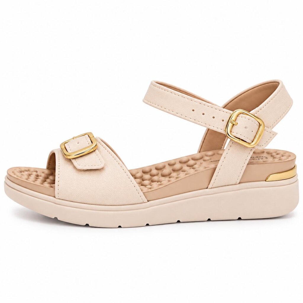 Sandalia Modare Napa Floather Nature Feminino