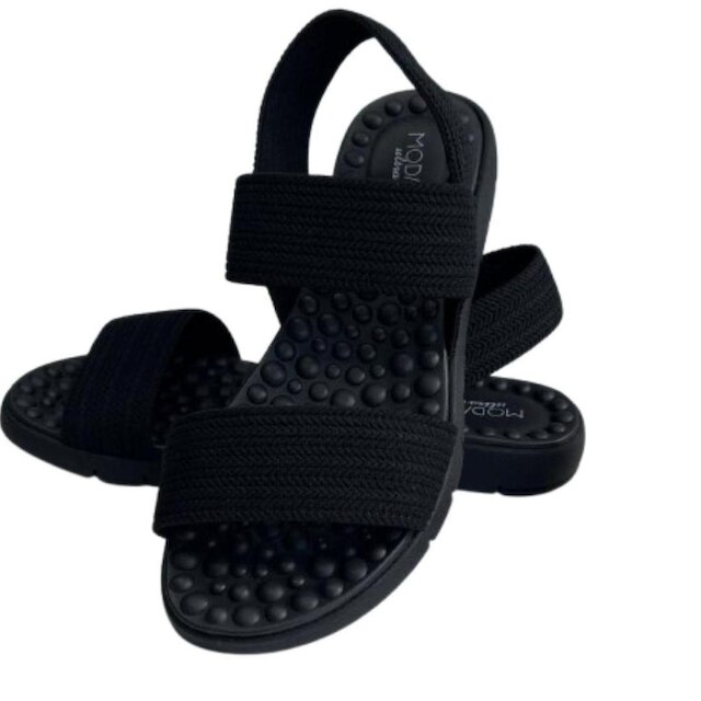 Sandalia Modare Preto Feminino Original 7162.306