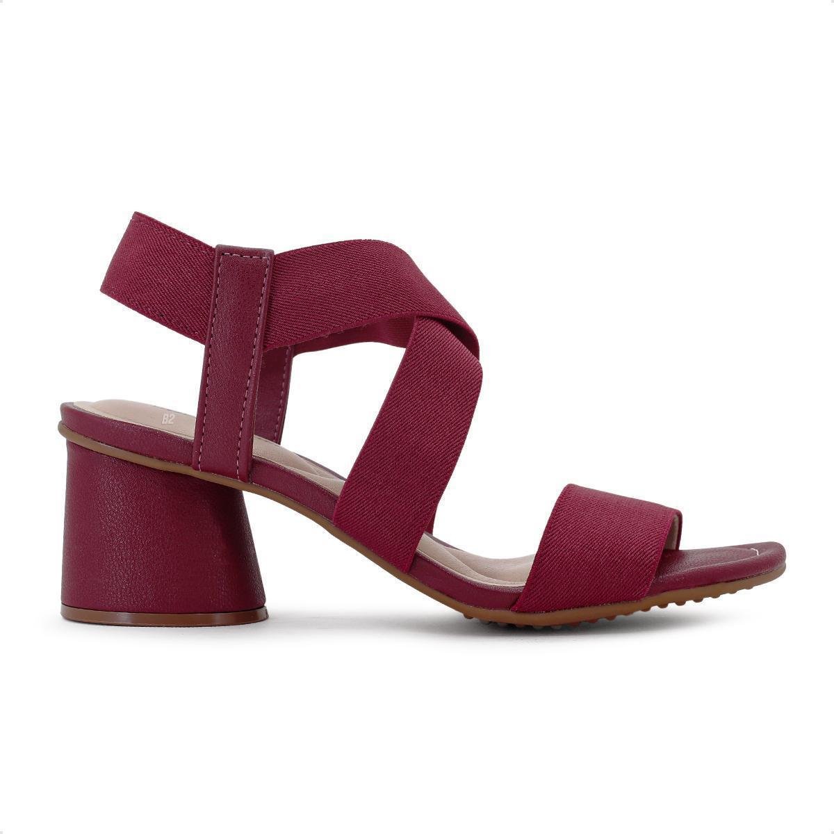 Sandália Modare Salto Grosso Feminina Zattini