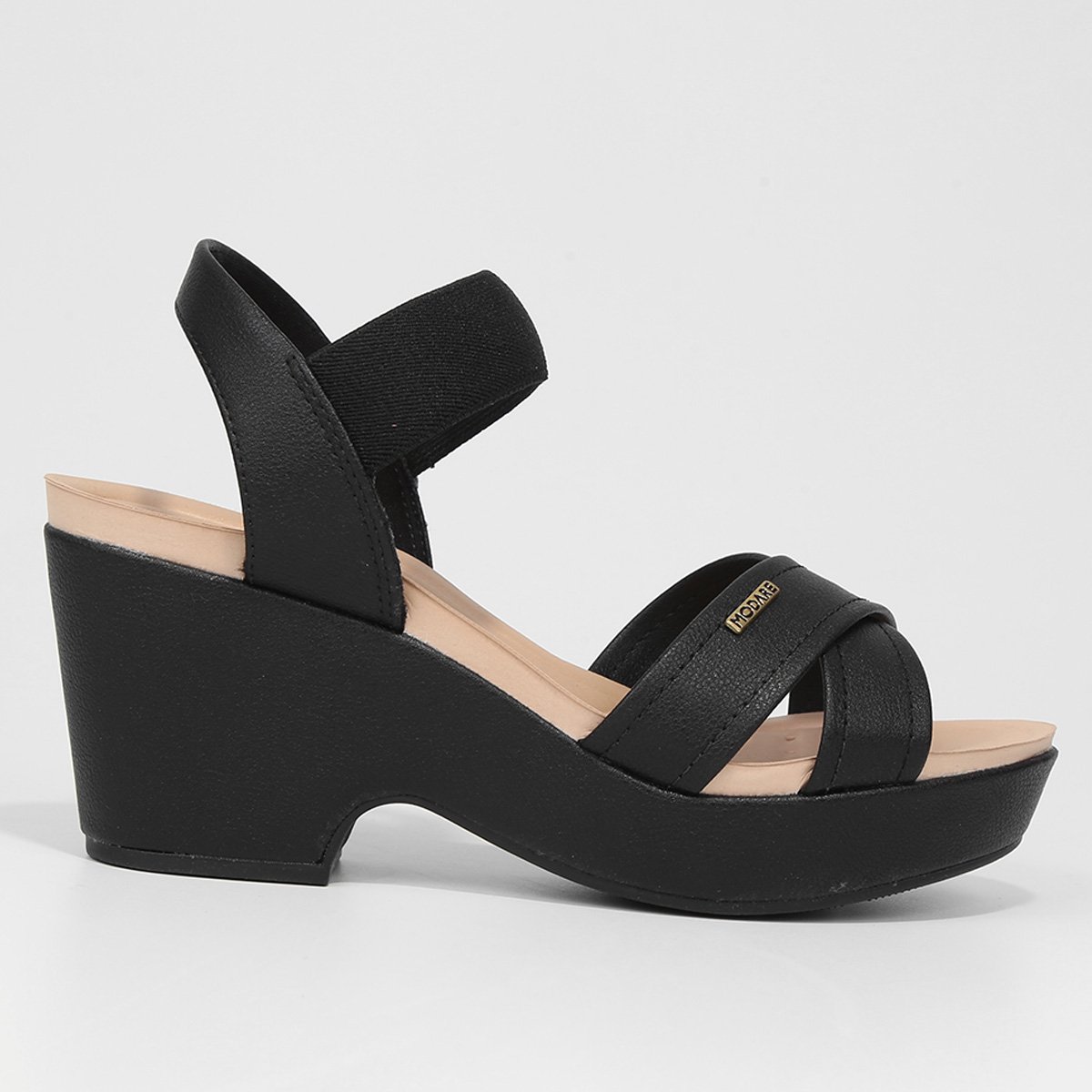 Sandália Modare Salto Médio Feminina Menor preço em Sandália Modare Salto Médio Feminina