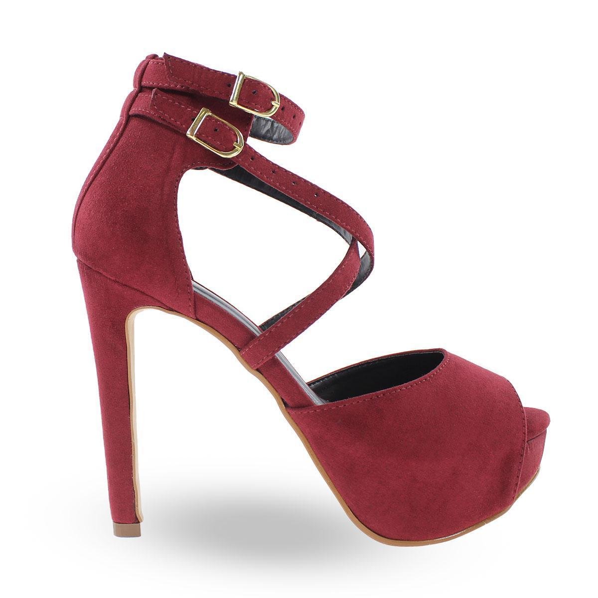 Sandália Modarpe Meia Pata Salto Alto Fino Feminina P33 Zattini