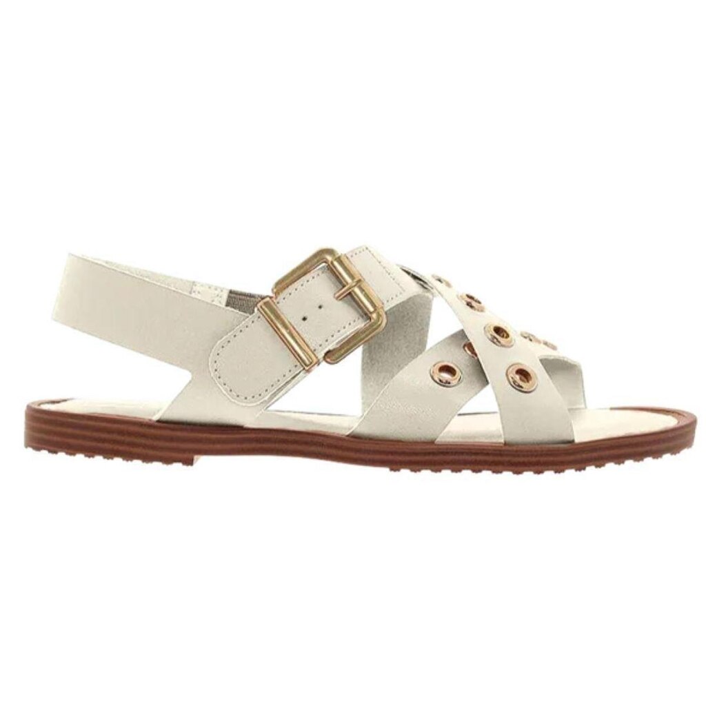 Sandalia Moleca Branco Off feminino Original 5555.203