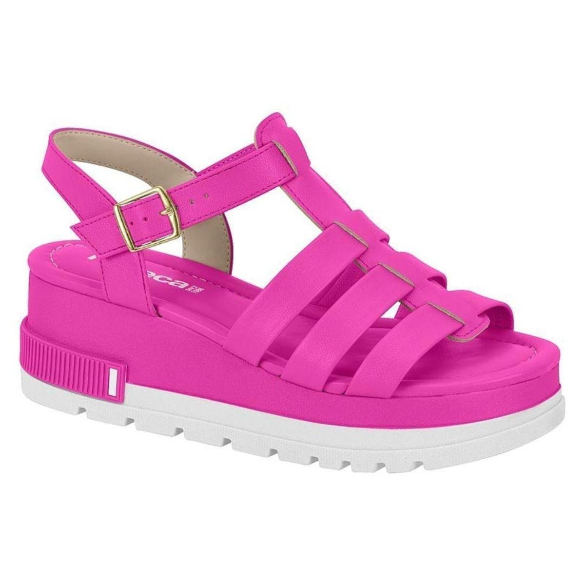 Sandália Moleca Plataforma Tratorada Feminina Zattini