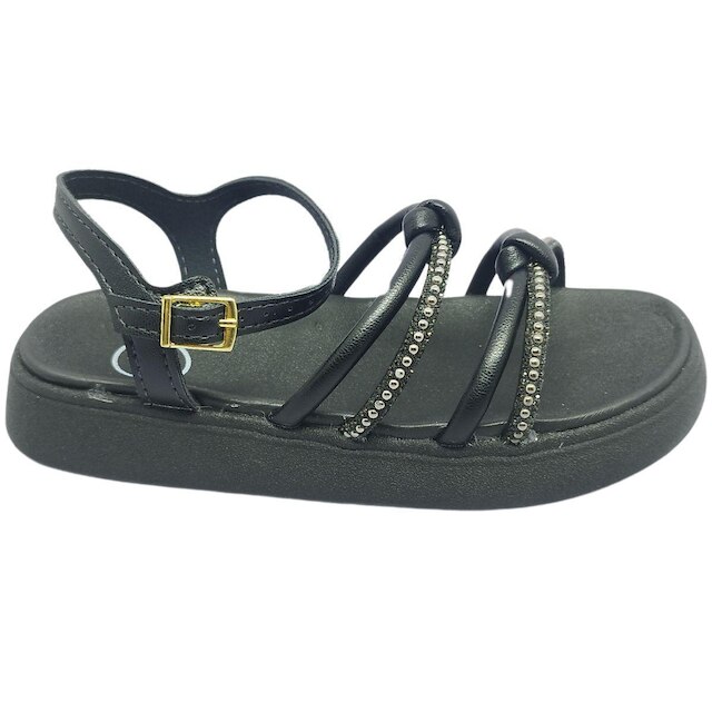 Sandália Molekinha Infantil Menina Diamond Cristal