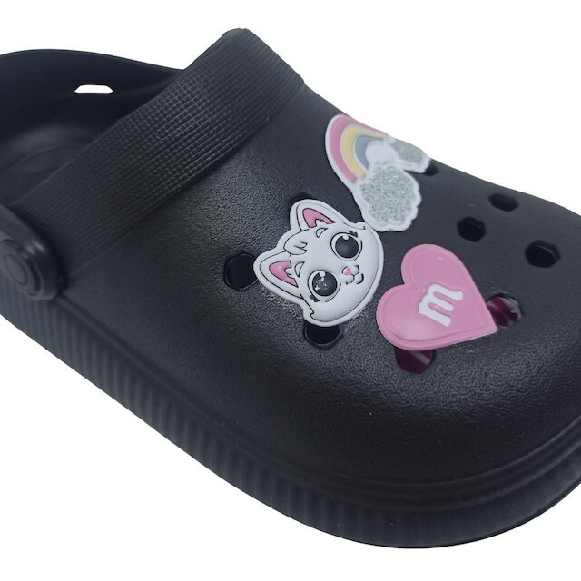 Sandália Molekinha Infantil Menina EVA/PVC com Bottons Fixos