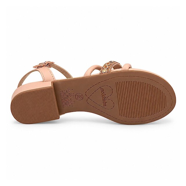 Sandália Molekinha Infantil Salto Baixo 2318.154 Rosé