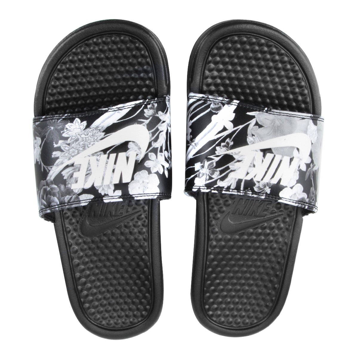 Preto Feminina Sandália E Cinza Jdi Print Nike Benassi n80vmNwO