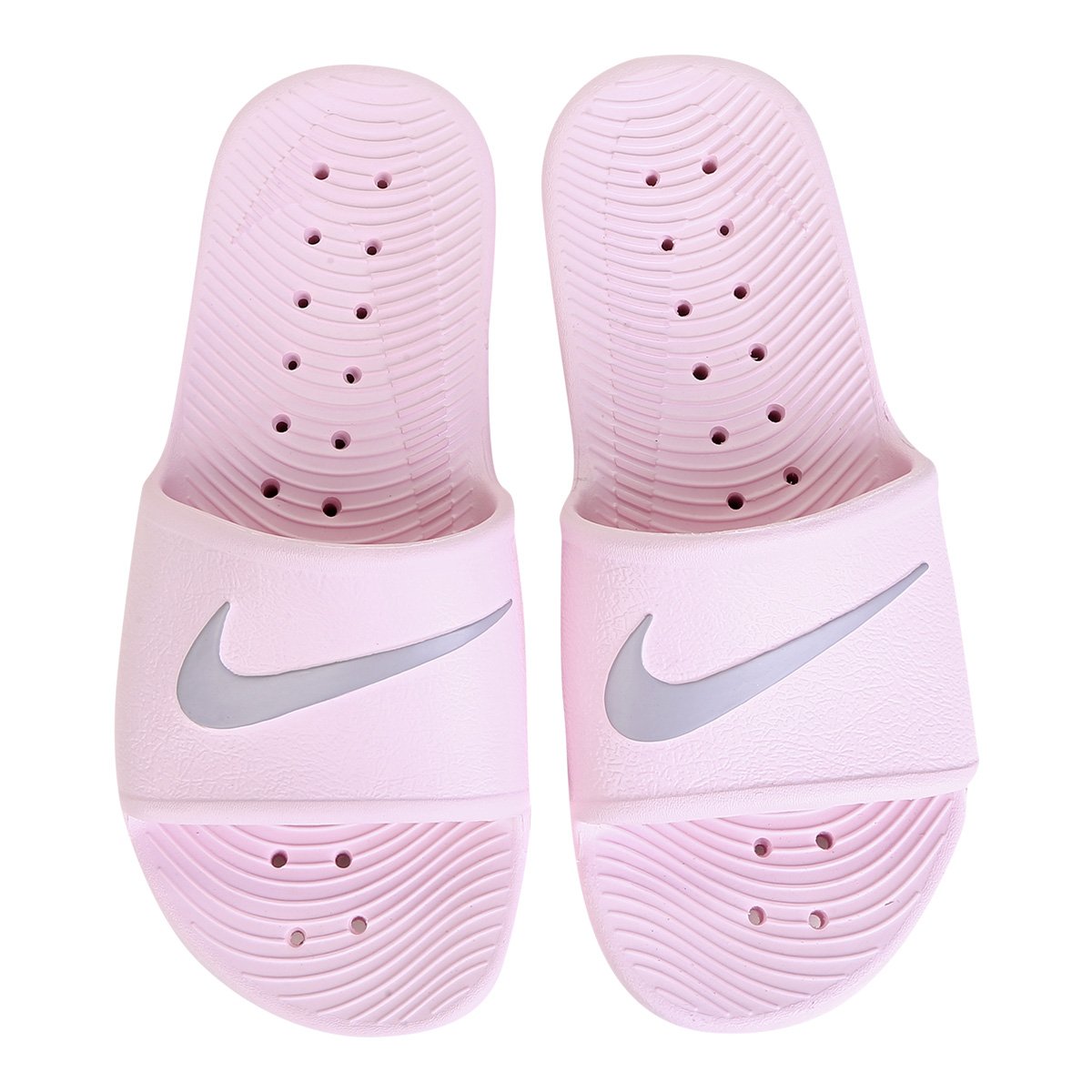 Sandália Nike Wmns Kawa Shower Feminino - Pink+Cinza Menor preço em Sandália Nike Wmns Kawa Shower Feminino - Pink+Cinza