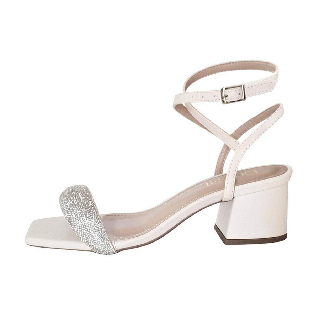 Sandália Salto Baixo Sapato De Noiva Mercado Livre Sandália Salto