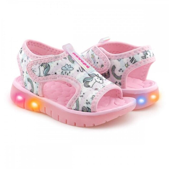 Sandalia Novopé 85001500 3251 Led Papete Infantil