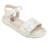 SANDALIA PAMPILI LULLI LED MENINA - Branco+Cinza