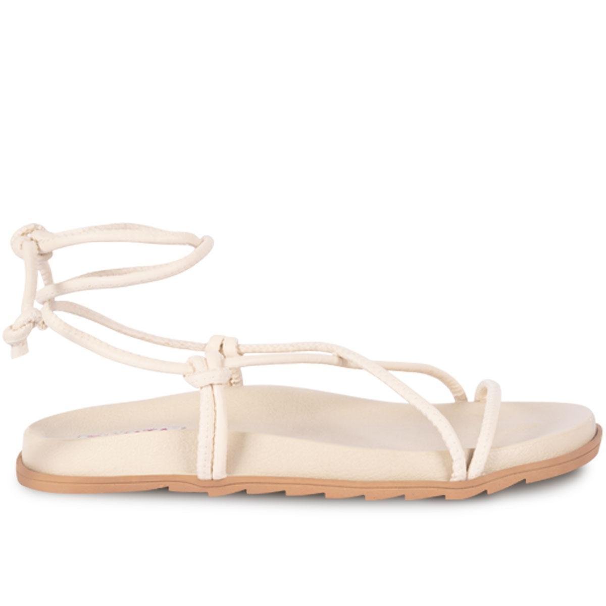 Sandália Papete Amarração Rasteira Flatform Gladiadora A9.01 D Menor preço em Sandália Papete Amarração Rasteira Flatform Gladiadora A9.01 D