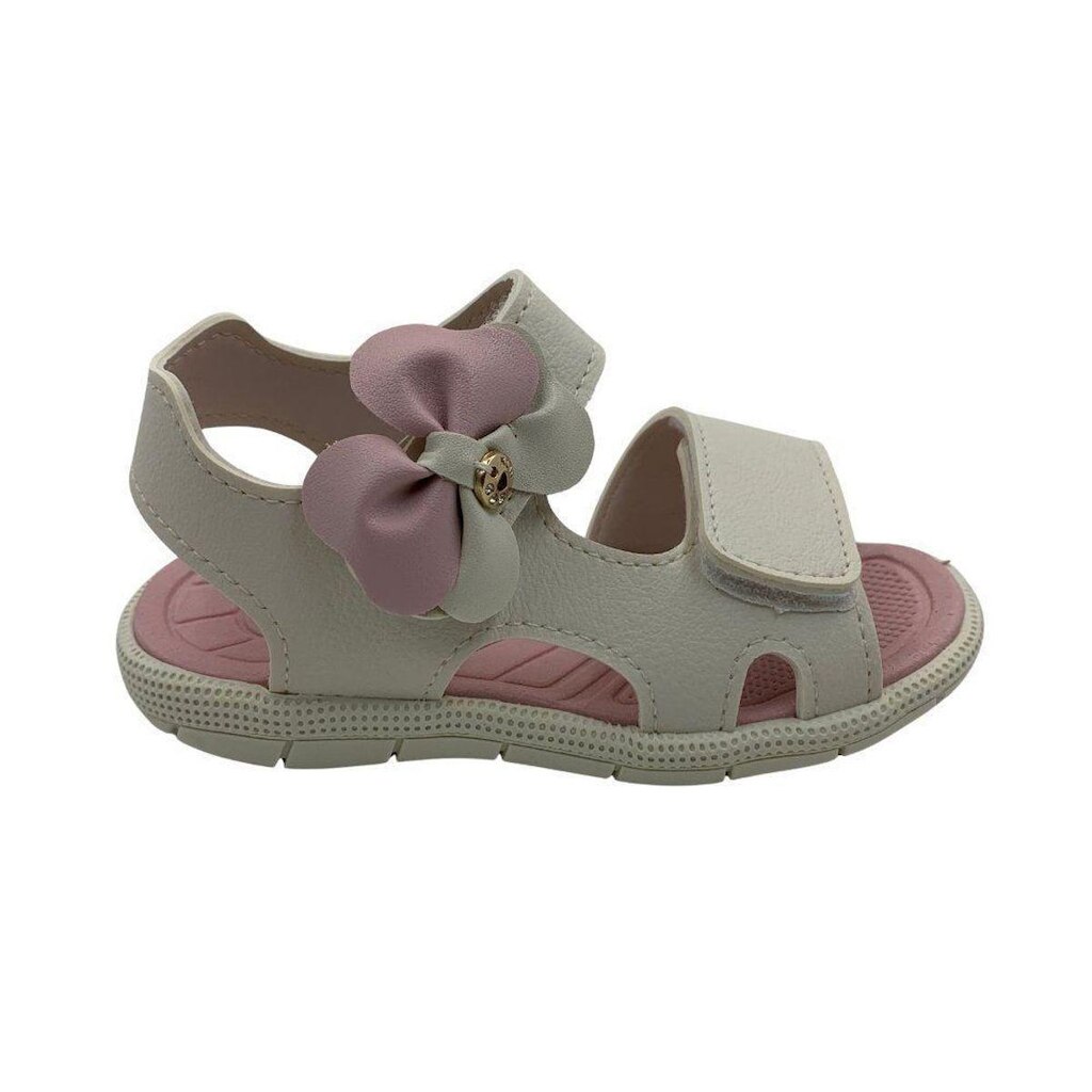 Sandália Papete Bebê Klin Anatômica Off White Rosa 171282 - Off 25