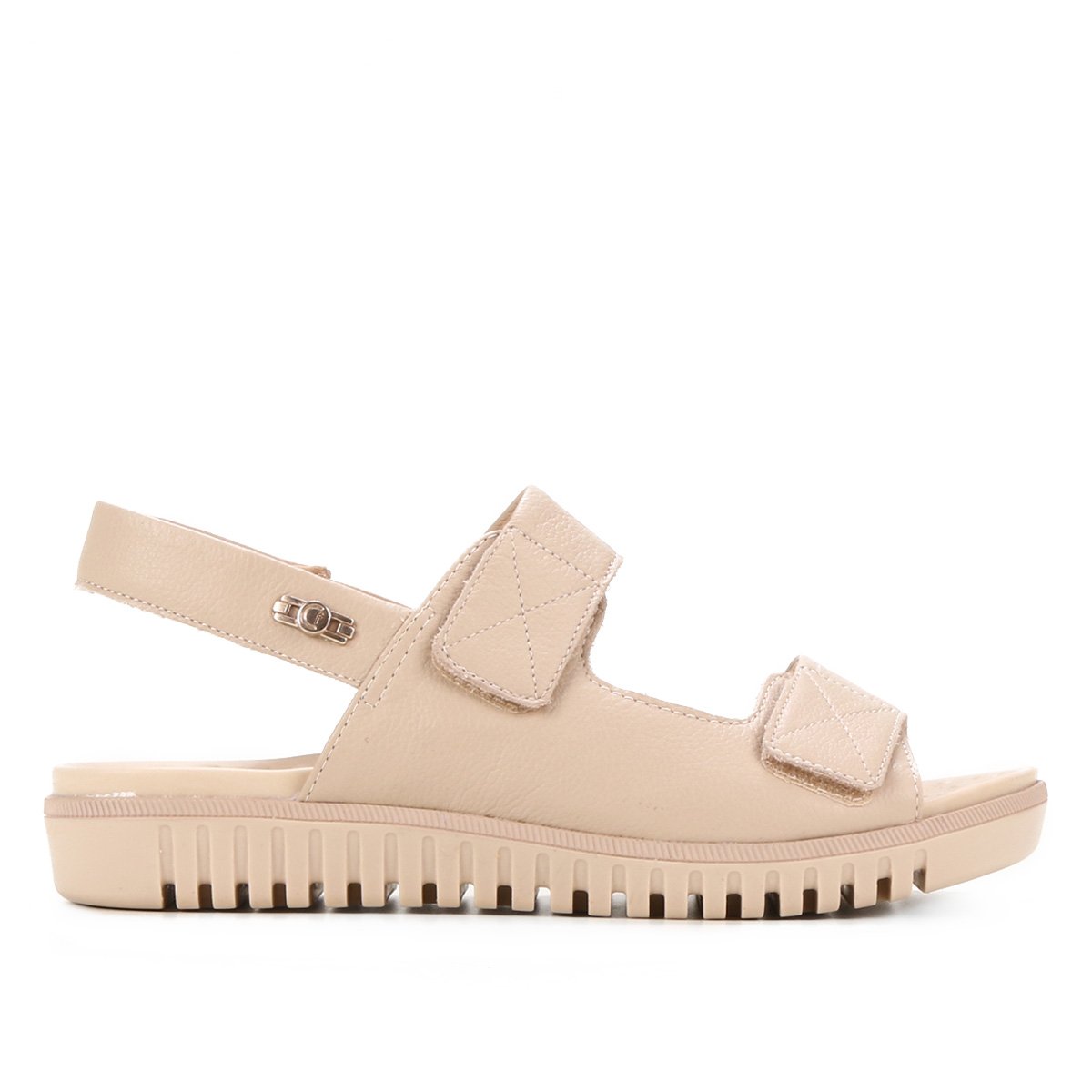 Sandália Papete Comfortflex Feminina - Nude Menor preço em Sandália Papete Comfortflex Feminina - Nude