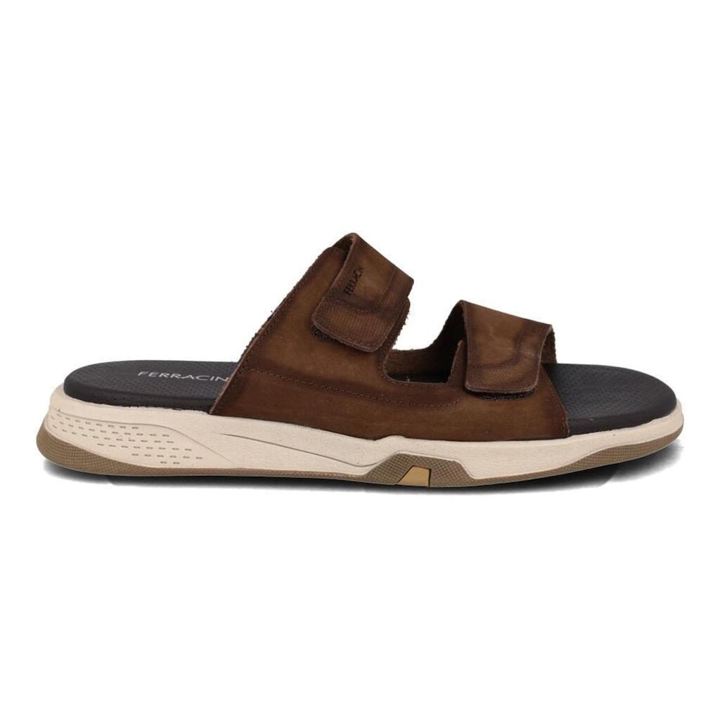 Sandalia Papete Couro Masculina Conforto Ferracini